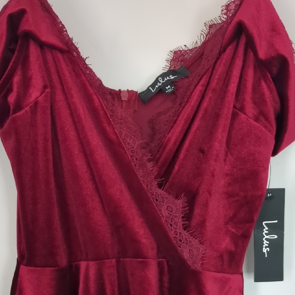 Red Mini Dress - Picture 4 of 4